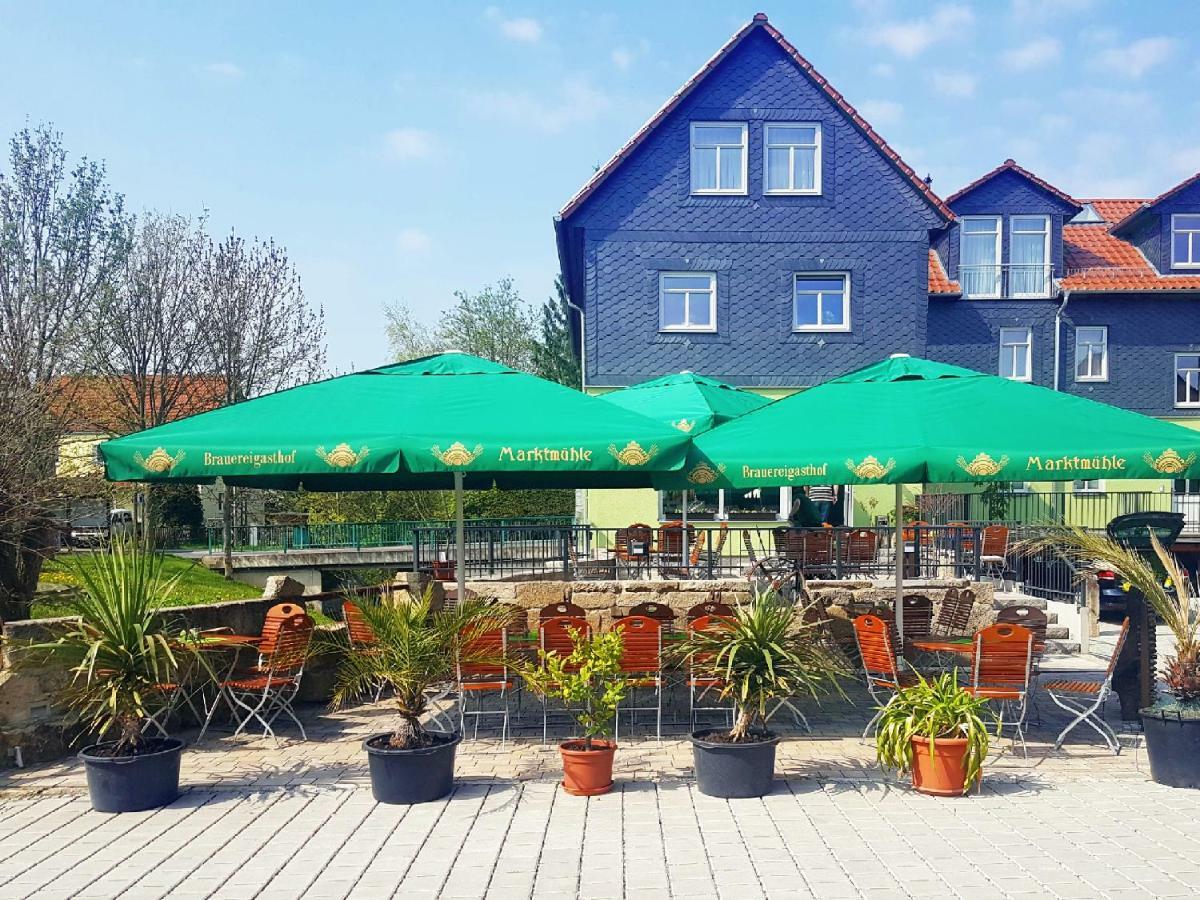 Brauereigasthof Marktmuhle Oberdorla Exterior foto